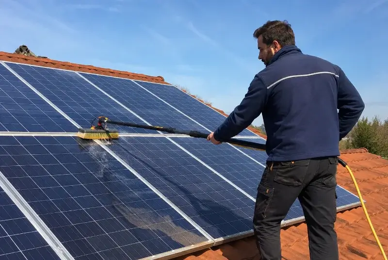 Nettoyage et entretien de panneaux solaires à Saint-Genest-de-Contest